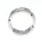 CARTIER Maillon Panthere Ring White Gold [18K] Fashion No Stone Band Ring Silver 2