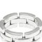 CARTIER Maillon Panthere Ring White Gold [18K] Fashion No Stone Band Ring Silver 9