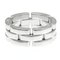 CARTIER Maillon Panthere Ring White Gold [18K] Fashion No Stone Band Ring Silver 4