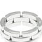 CARTIER Maillon Panthere Ring White Gold [18K] Fashion No Stone Band Ring Silver 6