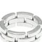 CARTIER Maillon Panthere Ring White Gold [18K] Fashion No Stone Band Ring Silver 7