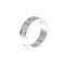 CARTIER Love Love Ring White Gold [18K] Fashion Diamond Band Ring Silver 2