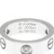 CARTIER Love Love Ring White Gold [18K] Fashion Diamond Band Ring Silver 6