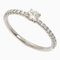 CARTIER Pt950 platino Etincel de Solitaire anello N4744248 diamante 0.20ct 48 1.7g signore, Immagine 1
