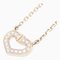 CARTIER C heart necklace diamond B7008400 K18PG pink gold 291493 1