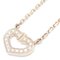 CARTIER C heart necklace diamond B7008400 K18PG pink gold 291493, Image 8