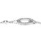 CARTIER Love Circle Bracelet B6038100 White Gold [18K] Diamond Charm Bracelet Carat/0.03 Silver 7