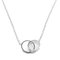 CARTIER Baby Love Necklace Necklace Silver K18WG[WhiteGold] Silver 2
