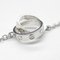 CARTIER Baby Love Necklace Necklace Silver K18WG[WhiteGold] Silver 5