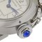 Stainless Steel and Silver Ladies Dial Watch from Cartier 8