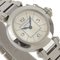 Stainless Steel and Silver Ladies Dial Watch from Cartier 3