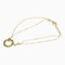 CARTIER Love Circle Bracelet B6038300 Yellow Gold [18K] Diamond Charm Bracelet Carat/0.03 Gold 1