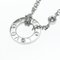 CARTIER Love Circle Bracelet B6038100 White Gold [18K] Diamond Charm Bracelet Carat/0.03 Silver 3