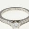 Anillo Mk Corfil en platino con diamantes de Cartier, Imagen 7