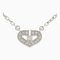 CARTIER C Heart Diamond Necklace 18K Ladies BRJ10000000120988, Image 1