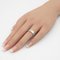 CARTIER Love Halbdiamant Ring Ring Clear K18WG[WhiteGold] Clear 8
