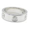 CARTIER Love half diamond ring Ring Clear K18WG[WhiteGold] Clear 2