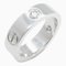 CARTIER Love 3P Diamantring Ring Clear K18WG[WhiteGold] Clear 1