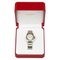 Reloj con esfera blanca de cuarzo de acero inoxidable de Cartier, Imagen 8