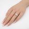 CARTIER Love half diamond ring Ring Clear K18WG[WhiteGold] Clear 8