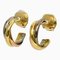 Cartier Earrings Yellow Gold Pink White Trinity 750 K18 Ladies Accessories, Set of 2, Image 1