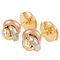 Cartier Baby Trinity Earrings Diamond K18Yg K18Wg K18Pg Women's, Set of 2, Image 3