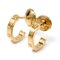 Cartier K18Yg Gelbgold Mini Love Ohrringe B8028800 3.6G Damen, 2er Set 2