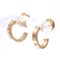 Mini Love Earrings in Pink Gold from Cartier, Set of 2 2