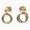 Cartier Trinity De B8043200 Diamond Pink Gold [18K],White Gold [18K],Yellow Gold [18K] Drop Earrings Gold, Set of 2, Image 1