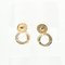 Cartier Trinity De B8043200 Diamond Pink Gold [18K],White Gold [18K],Yellow Gold [18K] Drop Earrings Gold, Set of 2 2