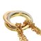 Trinity Triple Circle 4 Chain Bracelet in K18 Yellow Gold from Cartier 3