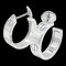 Cartier Love Hoop Earrings Pierced Earrings Silver K18Wg[Whitegold] Silver, Set of 2 1