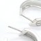 Cartier Love Hoop Earrings Pierced Earrings Silver K18Wg[Whitegold] Silver, Set of 2 4