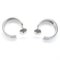 Cartier Love Hoop Earrings Pierced Earrings Silver K18Wg[Whitegold] Silver, Set of 2 3