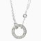 CARTIER Love Circle Necklace B7219400 White Gold [18K] Diamond Men,Women Fashion Pendant, Image 1