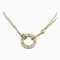 Collier CARTIER K18PG LOVE diamant or rose 1