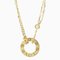 CARTIER Love Circle Necklace B7219500 Yellow Gold [18K] Diamond Men,Women Pendant Necklace 1