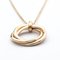 CARTIER Trinity De Pink Gold [18K] Diamond Men,Women Fashion Pendant Necklace [Pink Gold] 6