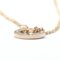 CARTIER Love Circle Necklace B7224509 Pink Gold [18K] Diamond Men,Women Fashion Pendant Necklace Carat/0.03 [Pink Gold] 5