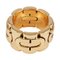 CARTIER Panthere Art Deco K18YG Yellow Gold Ring 4