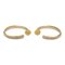 Cartier Trinitypierced Ohrringe Ohrringe Gold K18 [Gelbgold] 750 Three Gold Gold, 2er Set 2