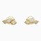 Boucles d'oreilles Cartier Knot Diamond Pierced Boucles d'oreilles Clear K18Pg [Rose Gold] Clear, Set de 2 1