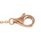 CARTIER d'Amour [Diaman Leger] K18PG pink gold necklace, Image 4