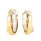 Cartier Trinity Earrings Three Color Gold K18Pg Yg Wg, Set of 2, Image 2