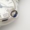 Reloj de pulsera Baron Blue SM de acero inoxidable de Cartier, Imagen 9