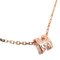 CARTIER C de Diamond Ladies Necklace N7413800 750 Pink Gold 4