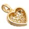 Heart Diamond Ladies Pendant Top in 750 Yellow Gold from Cartier, Image 2