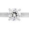 CARTIER 1895 Diamond 0.64ct Solitaire Ring #49 Pt950 Women's, Image 3