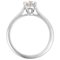 CARTIER 1895 Diamond 0.64ct Solitaire Ring #49 Pt950 Women's 4