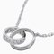 CARTIER Necklace Ladies 750WG Diamond Baby Love LOVE White Gold B7013700 Polished 1